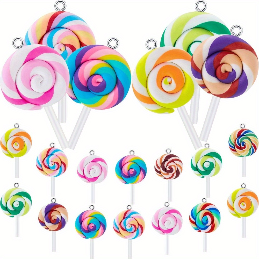 Ocarina Ceramic - 3/9/18pcs Multi-color Soft Ceramic Lollipop Shaped