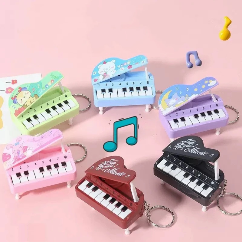 Audio Music Maker - Cute Mini Desktop Piano Keychain, Colorful