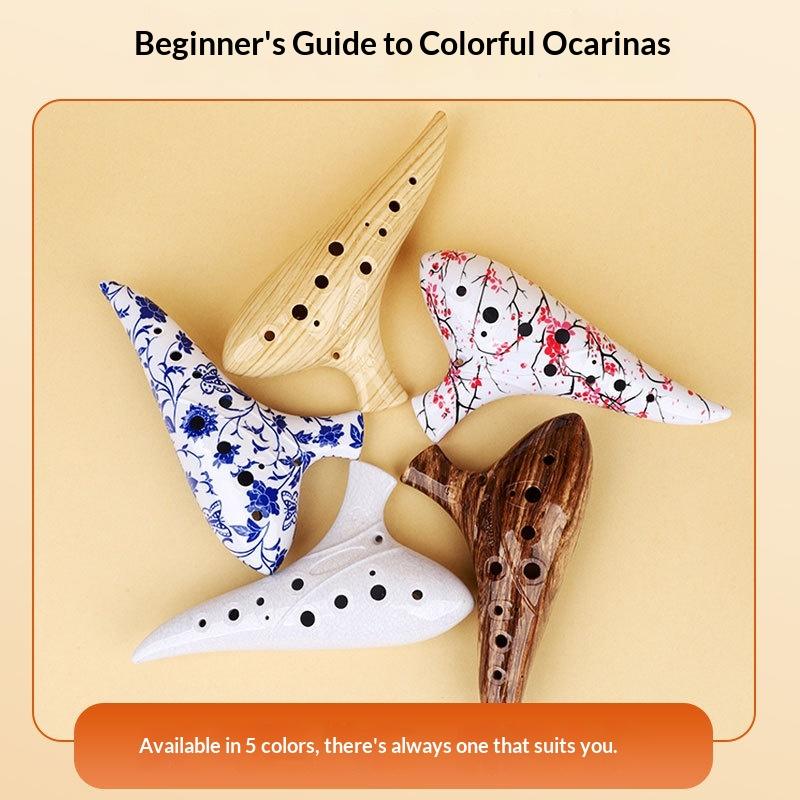 NEW 12 Hole Ocarina Instrument - Ocarina Ceramic review and price