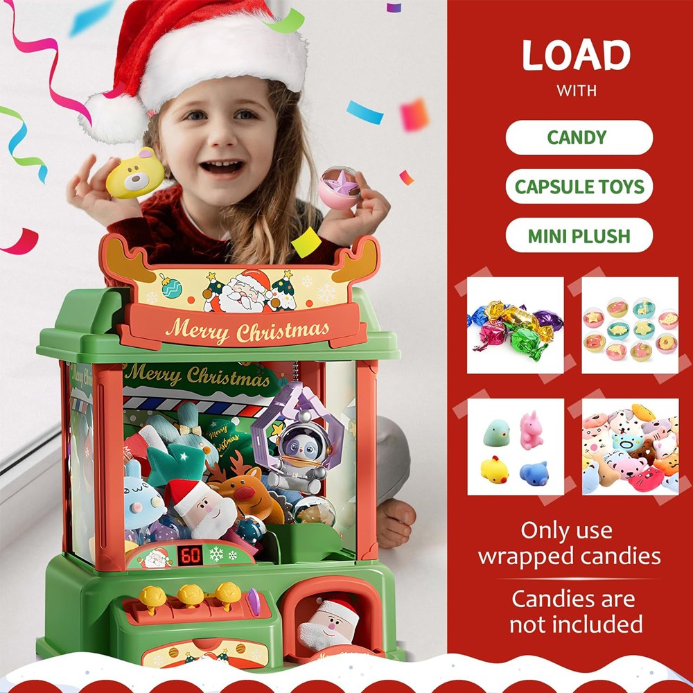 Christmas Claw Machine For Kid - Audio Music Maker review and price