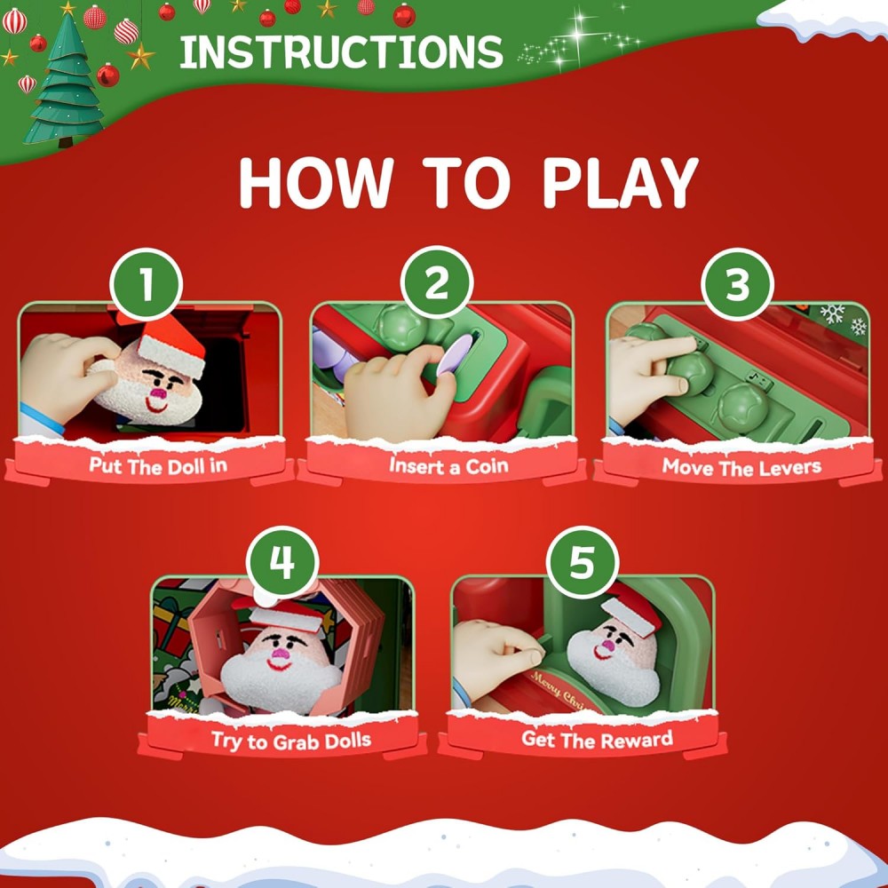 Christmas Claw Machine For Kid - Audio Music Maker review and price