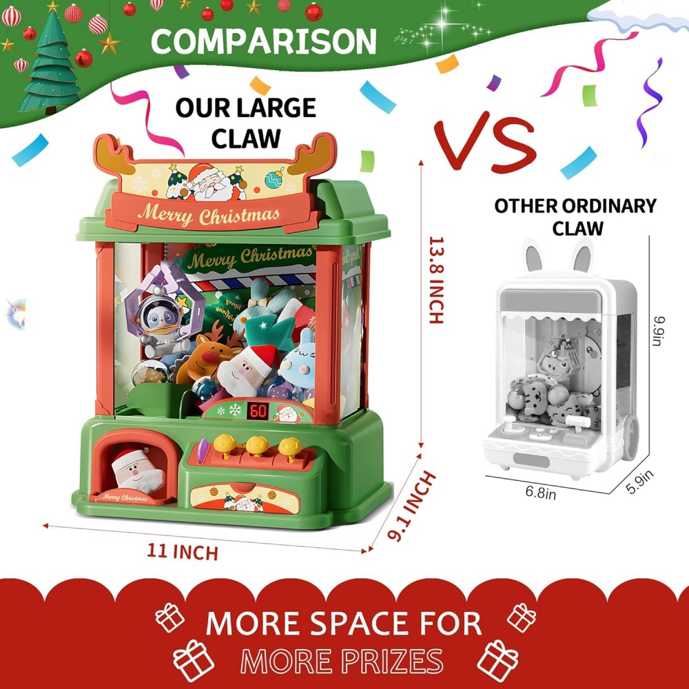 Christmas Claw Machine For Kid - Audio Music Maker review and price