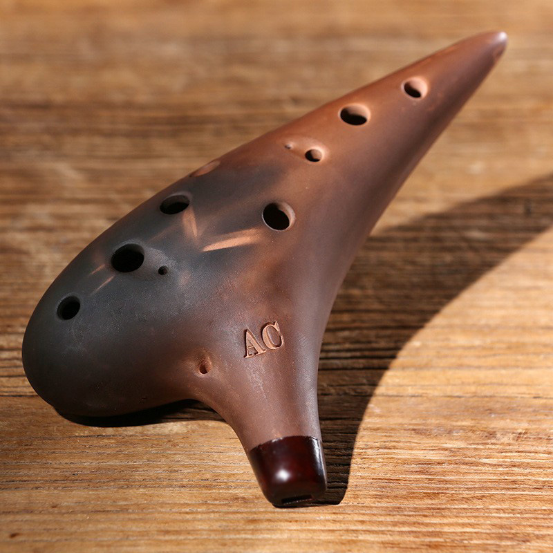 Purple Clay Ceramic Ocarina AC - Ocarina Ceramic review and price
