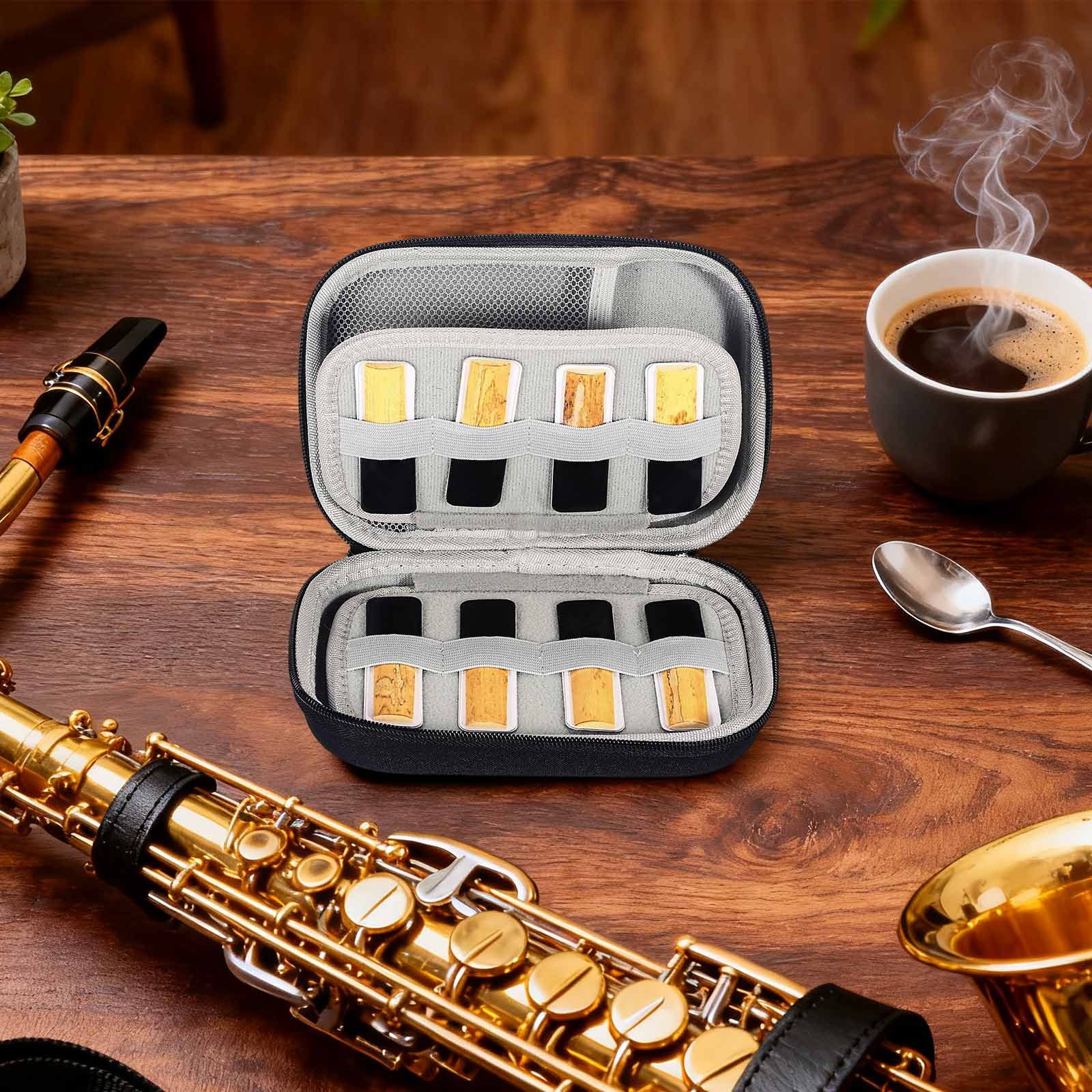 Muspor Reeds Case Compatible w - Saxophone Reed Pack review and price