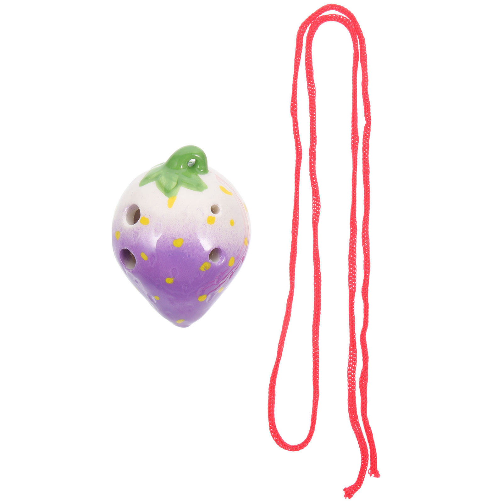 6 Hole Strawberry Ceramic Ocar - Ocarina Ceramic review and price