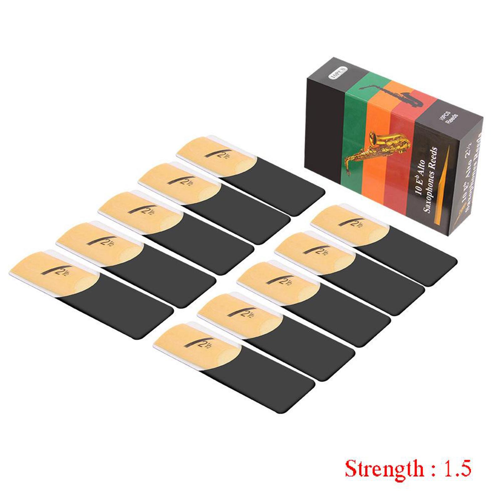 10pcs/pack Traditional Eb Alto - Saxophone Reed Pack review and price