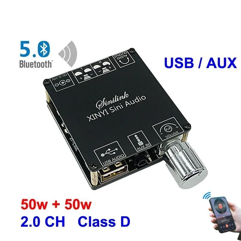 2*50W ForBluetooth 5.0Power Am - Audio Music Player App review and price