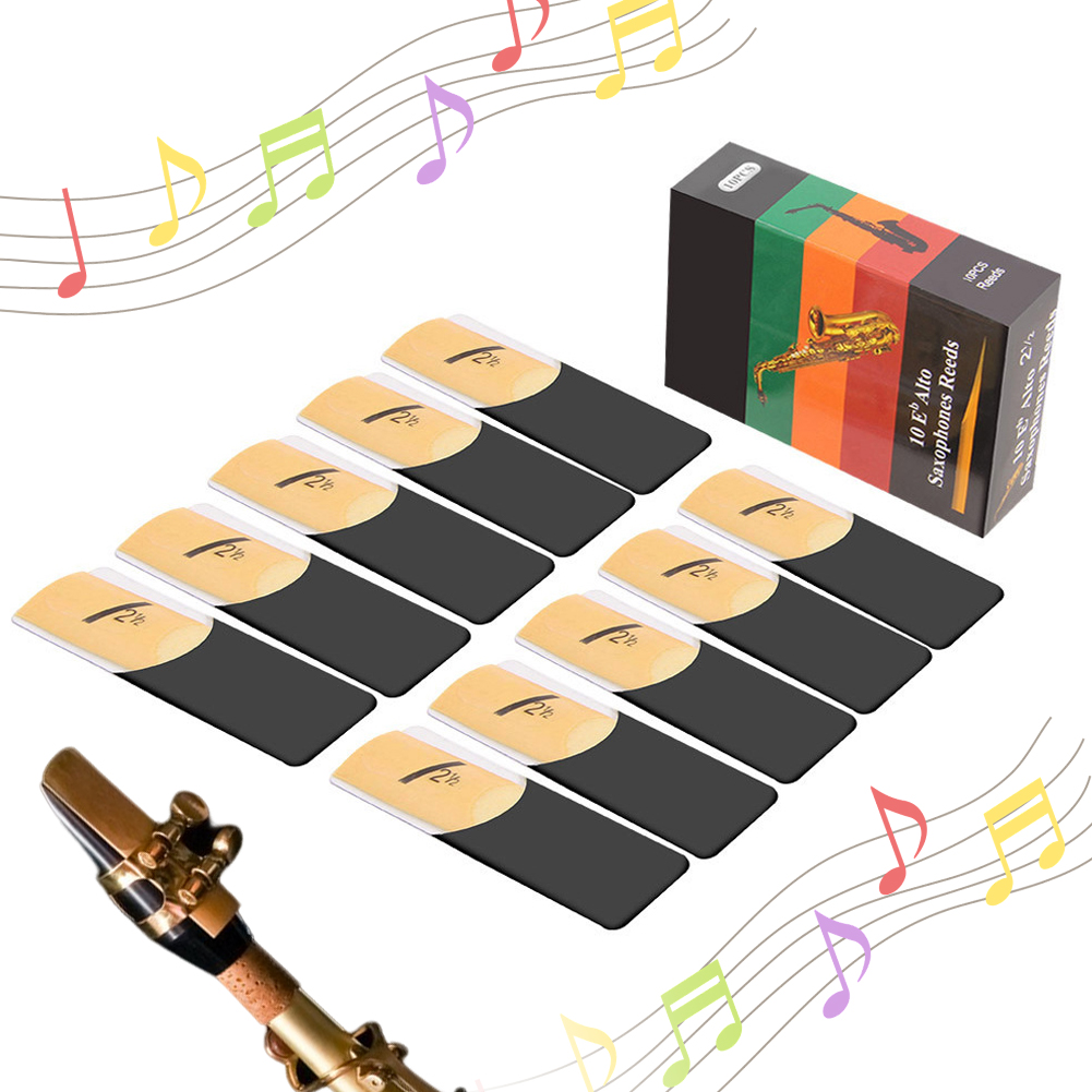 10 Pack Eb Alto Sax Reeds Alto - Saxophone Reed Pack review and price
