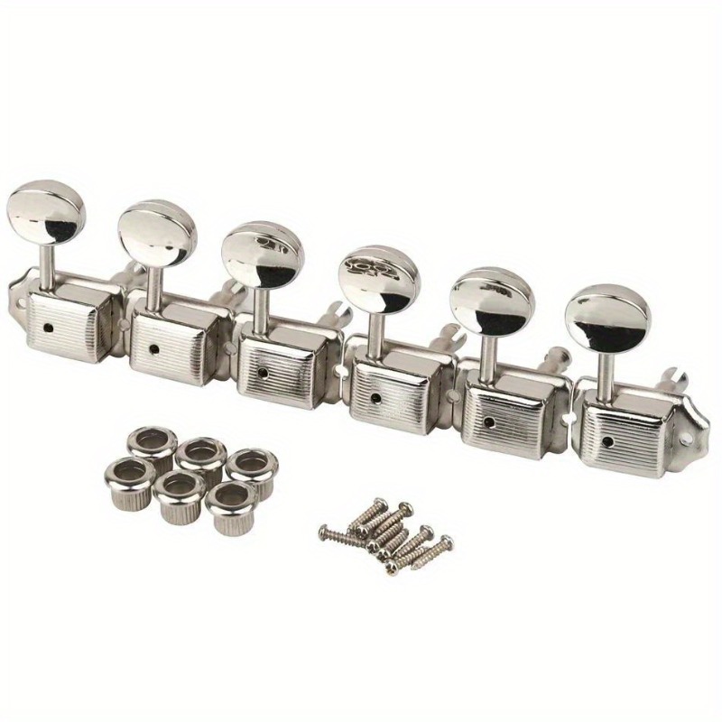 One Set of 6-in-line 6R Nickel - Guitar Tuner Clip review and price