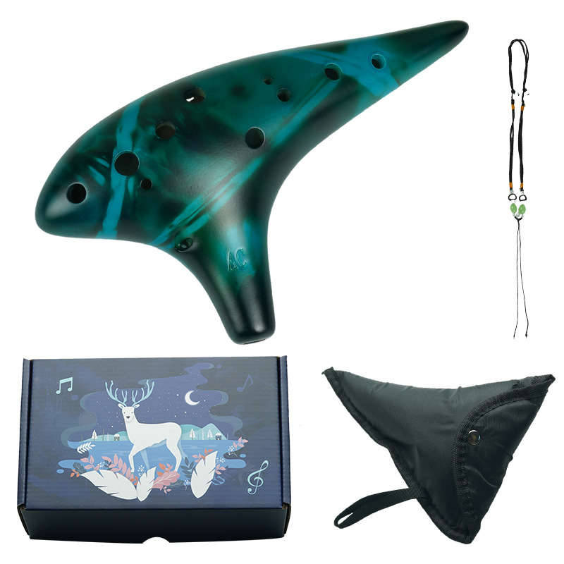 12 Hole Ceramic Ocarina Alto C - Ocarina Ceramic review and price