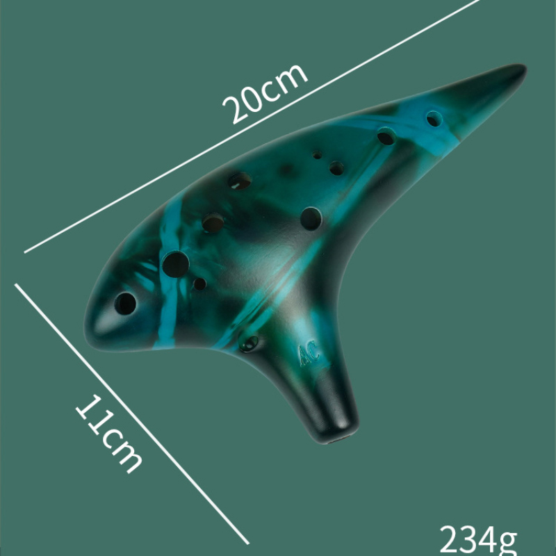 12 Hole Ceramic Ocarina Alto C - Ocarina Ceramic review and price