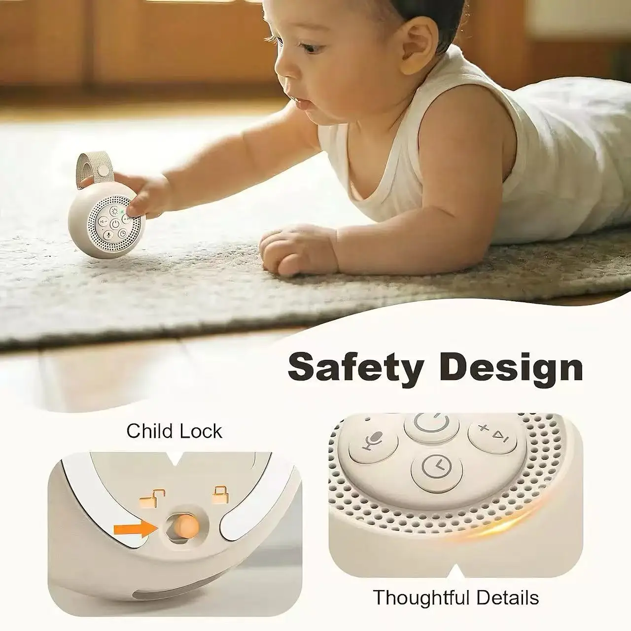 Baby Sleep White Noise Machine - Audio Music Maker review and price